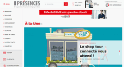 Desktop Screenshot of presences-grenoble.fr